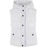 Urban Classics Steppweste "Ladies Recycled Shiny Puffer Vest with Hood"