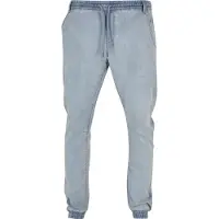 Urban Classics TB1794 - Knitted Denim Jogpants lighter washed XL