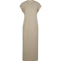 Urban Classics stilvolles Damen Kleid 140 g/m² mit Baumwolle Ecru-Weiß