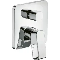 Hansgrohe Einhebel-Wannenmischer AXOR URQUIOLA Unterputz brushed nickel brushed nickel