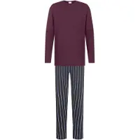 Mey Anzug lang Serie Contrast Stripe Kumkum Red | Größe L