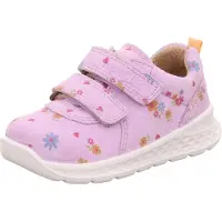 Superfit Leder-Sneakers "Breeze" in Lila - 25