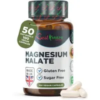 Best Immune International Best Immune Natürliches Magnesiummalat 500 mg 100 Pc Kapseln
