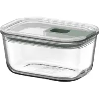 Mepal EasyClip Glas Frischhaltedose 450 ml - Nordic sage - Meal prep box - Frischhaltedosen mit Deckel mit Deckel