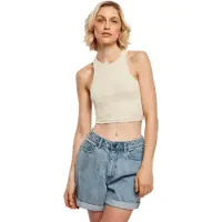 Urban Classics Cropped Sleeveless Top Blau S