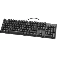 Hama MKC-650, Volle Größe (100%), Kabelgebunden, USB, Mechanischer Switch, QWERTZ, Anthrazit, Schwarz