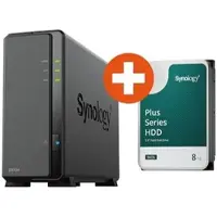 Synology DS124 NAS System 1-Bay 8 TB inkl. 8 TB HDD HAT3320-8T