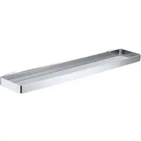 BRILLANTBAD BOLO Glasablage Messing Glas Chrom poliert 500x25x110 mm für Bad & WC >> zum Bohren