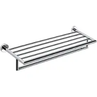 BRILLANTBAD BOMEGA Handtuchablage Messing Chrom poliert 555x120x265 mm für Bad & Küche >> zum Bohren