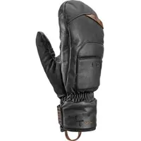 LEKI Fäustlinge Unisex Montera Prime Mitt Black Dark Brown-10.5