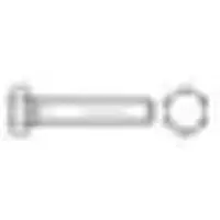 Industrial Quality Supplies Sechskantschraube DIN 933 VG M 8 x 45 8.8 feuerverzinkt