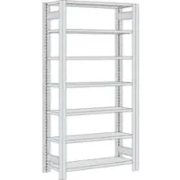 Regalwerk BERT Büroregal Grundfeld HxBxT 2325x1005x600mm 7 Fachböden für 6 Ordner