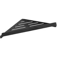 BRILLANTBAD BARK Eckseifenkorb Messing Schwarz 262x35x142 mm für Bad & Küche >> zum Bohren