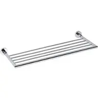 BRILLANTBAD BOMEGA Handtuchablage zum klappen Messing Chrom poliert 655x55x270 mm für Bad & Küche >> zum Bohren
