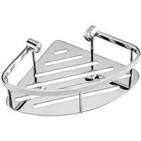 BRILLANTBAD BYTRO Eckseifenkorb Messing Chrom poliert 200x260x70 mm für Bad & WC >> zum Bohren