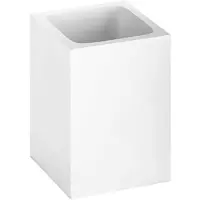 BRILLANTBAD MAXIMA Glashalter Polyresin Weiß 75x115x75 mm für Bad & Küche >> Freistehend anwendbar