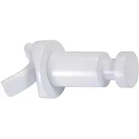 BRILLANTBAD BAWELL Heizkörperhaken Messing Komaxit Weiß 80x32x32 mm für Bad & Küche >> zum Festschrauben