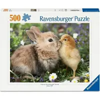 Ravensburger Puzzle Hase und Küken - Puzzle 500 Teile Erwachsene