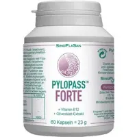 SinoPlaSan Pylopass Forte 200 mg +vit B12 +olivenblattextrakt 60 ST