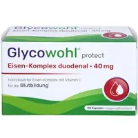 Heilpflanzenwohl GmbH Glycowohl Eisen-Komplex Duodenal 40 mg + Vitamin C 90 ST