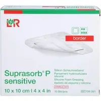ACA Müller/ADAG Pharma Suprasorb P Sensitive Pu-Schaumv.border 10x10cm 10 ST