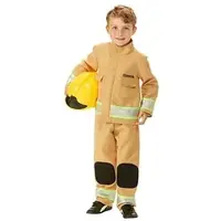 Buttinette Kinderkostüm "Feuerwehrmann", ocker