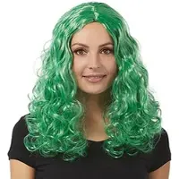 Buttinette Lockenperücke "Lara", grün