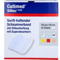 Bsn Medical Cutimed Siltec Plus 10x10cm 12 ST