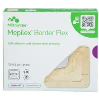 ACA Müller/ADAG Pharma Mepilex Border Flex Schaumverb.haft.7.5x7.5 cm 5 ST