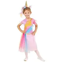 Buttinette Kinderkostüm "Einhorn Regenbogen"