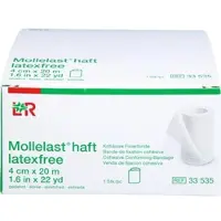 1001 Artikel Medical GmbH Mollelast Haft Binden Latexfrei 4 cmx20 M Weiß 1 ST