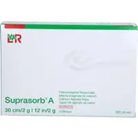 EurimPharm Arzneimittel GmbH Suprasorb A Calciumalginat Tamp.30 cm 2 G 5 ST
