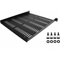 StarTech.com .com 1HE 19 Zoll Fachboden für netzwerk schrank - Freitragende perforierte Rack ablage für Serverschrank/Rack - Frontmontage - Belastbarkeit 25kg - 50cm tiefe - belüftet
