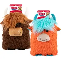Kong Comfort Jumbo Highland Cow Hundespielzeug Sortiert