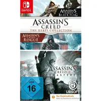 Software & Services Assassin's Creed: The Rebel Collection - Assassin's Creed III Remastered + Rogue + IV Black Flag, Nintendo Switch, Code in einer Box
