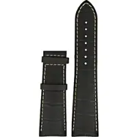 Certina - Leder Ds Podium Gent Square Chrono Lederband Braun 24/20mm, Ohne Schnalle, Xl C610014353 - alligator-prägung,braun,kalb