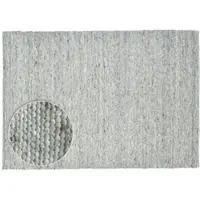 Theko Wollteppich "Alpen, Handwebteppich", beige (natur grau), B:120cm H:12mm L:180cm, Schurwolle, Teppiche, Wollteppich, reine Wolle, meliert, handgewebt, Wendeteppich, Wohnzimmer
