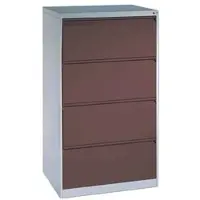 Californian Products CP Hängeregistraturschrank A4 rot, 78.7x135.7x59 cm