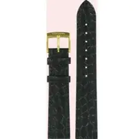 Certina - Leder Ysora Lederband Schwarz 18/16mm C600007042 - alligator-prägung,kalb,schwarz