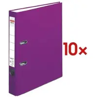 Herlitz 10x Ordner »maX.file protect« schmal lila, 5x31.8x28.5 cm