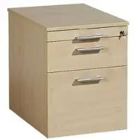 Geramöbel Rollcontainer »New York« mit Hängeregistratur braun, 43x56.6x60 cm