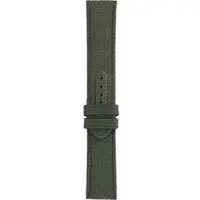 Certina - Leder Ds 1 Stoffband Gruen 21/20mm, Ohne Schnalle C610021538 - genarbt,grün