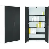 Mauser Stahlschrank mit Flügeltüren »Kontoro« 5 OH 125 cm weiß, 125x202.5x48.2 cm