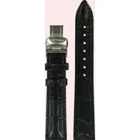 Certina - Leder Lederarmband 16mm/14mm C600017275 - alligator-prägung,rind,schwarz
