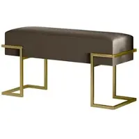Möbel Kraft Polsterbank Cely , grau , Maße (cm): B: 100 H: 42