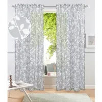 Otto Home Gardine "Issoire" Multifunktionsband 1 Stk. tlg. Wohnzimmer, Schlafzimmer, Esszimmer, gemustert und halbtransparent