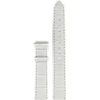 Certina - Leder Ds First Lady Lederband Weiss 15/14mm, Ohne Schnalle, Xl C610014735 - genarbt,kalb,weiß