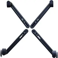 HFTEK Non-VESA Mount Adapter-Set für Monitore ohne VESA-Löcher (HF77B)