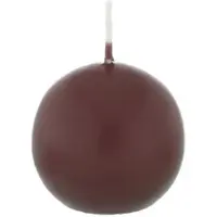 Kopschitz Kerzen Kugelkerzen Bordeaux, Ø 70 mm, 12 Stück, dt. Kerzen in RAL Kerzenqualität, Kein rußen und tropfen