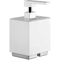Gessi Rettangolo Accessoires Seifenspender Standversion, Behälter weiss, 20837